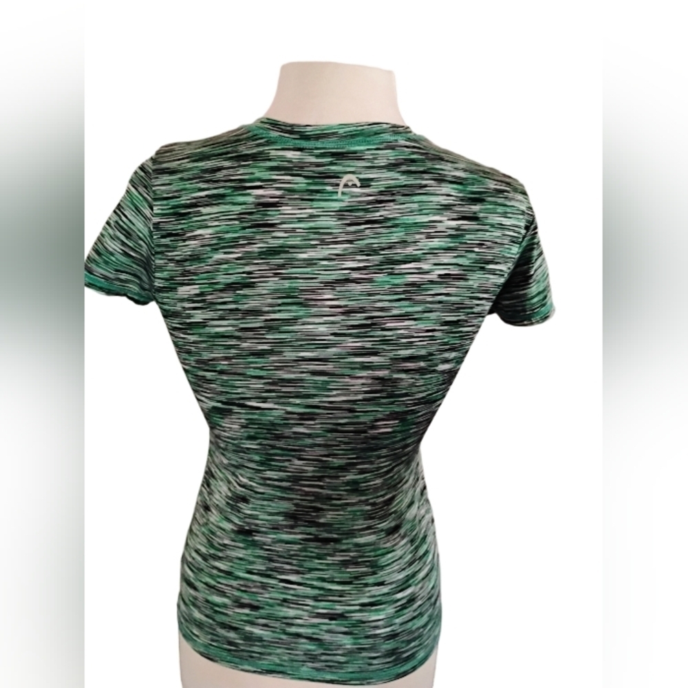 Head Green Athletic V Neck Top XS Moisture Wicking - Picture 4 of 9